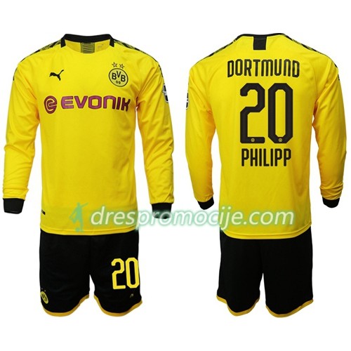 Borussia Dortmund Dres Philipp 20 Dječji Domaći 2019/2020 Dugim Rukavima Borussia Dortmund Dres Philipp 20 Dječji Domaći 2019/2020 Dugim Rukavima